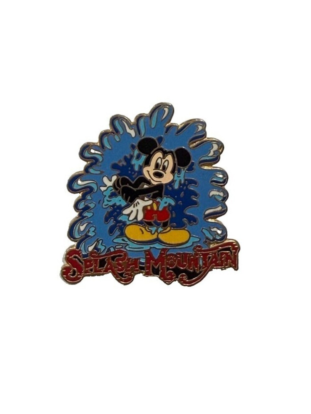 Vintage Disney Pin, 2002, Mickey Mouse Splash Mountain